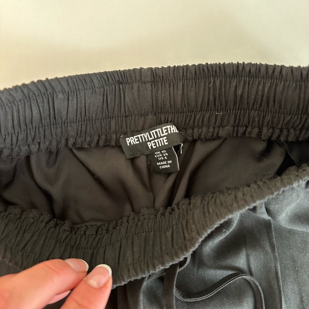 Black Drawstring Pants - Picture 3 of 4